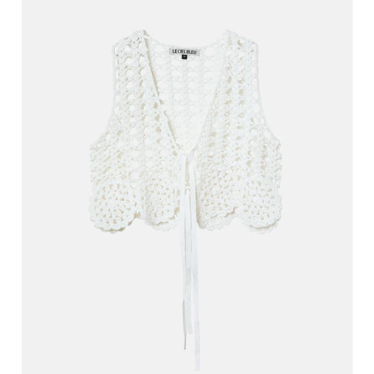 Hand-crocheted L | LE CIEL BLEU outlet | 詳細画像1 