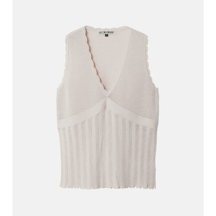 Light Gray | Sleeveless Lace | LE CIEL BLEU outlet