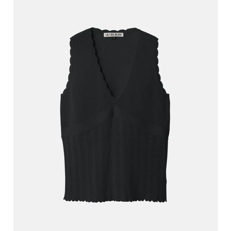 Black | Sleeveless Lace | LE CIEL BLEU outlet