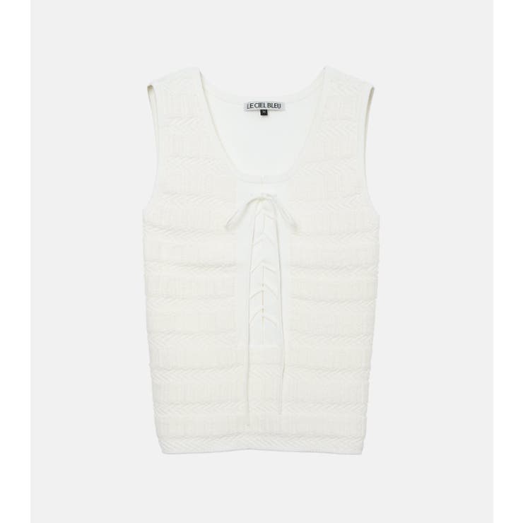 Knit Top w/Lace- | LE CIEL BLEU outlet | 詳細画像2 