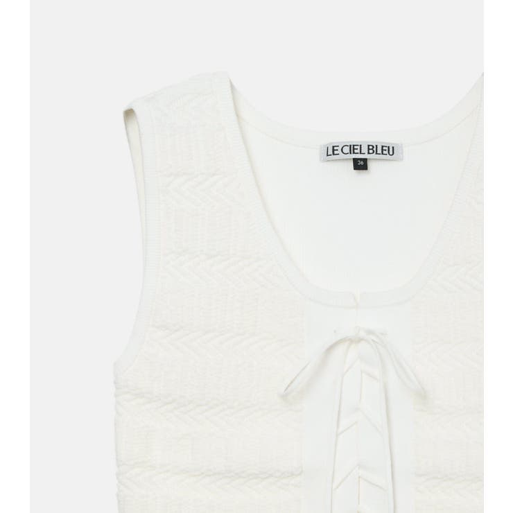 Knit Top w/Lace- | LE CIEL BLEU outlet | 詳細画像3 