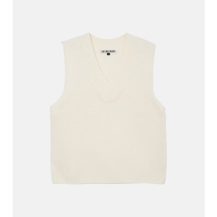 V-Neck Knit Vest | LE CIEL BLEU outlet | 詳細画像3 