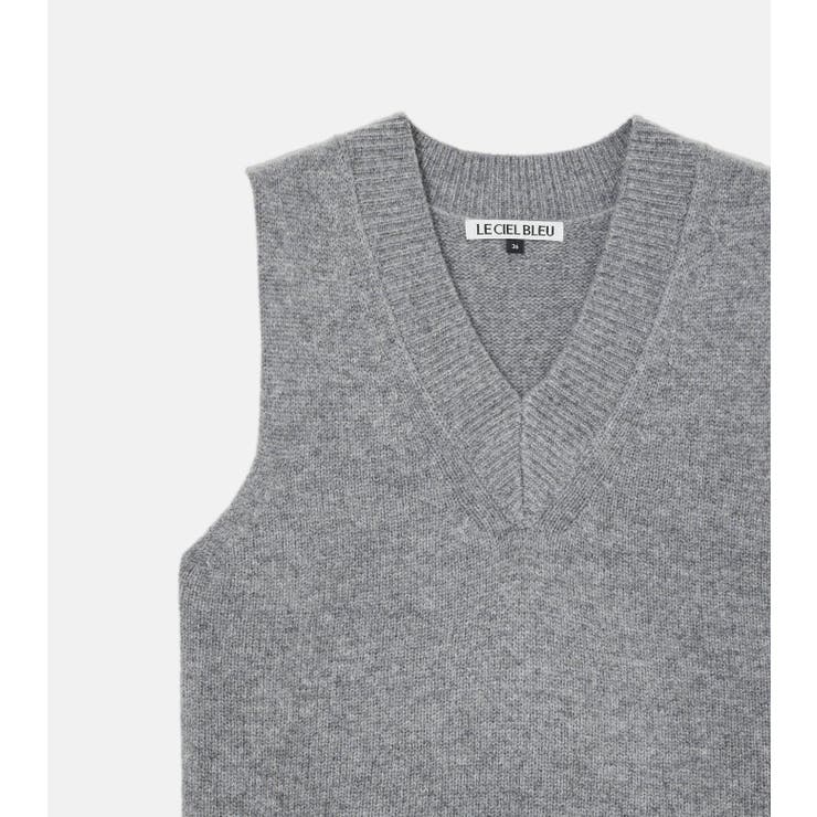 V-Neck Knit Vest | LE CIEL BLEU outlet | 詳細画像8 