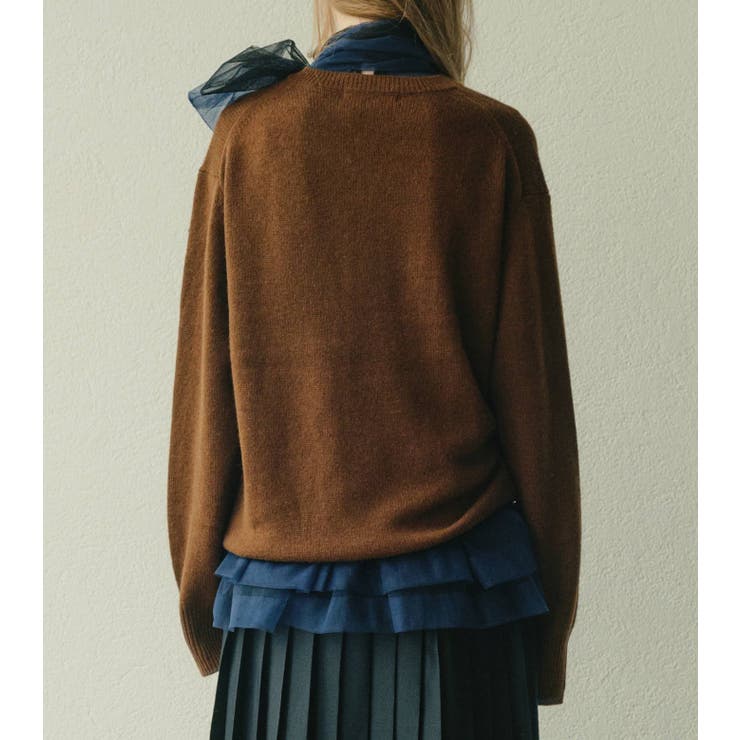 V-Neck Knit Pull | LE CIEL BLEU outlet | 詳細画像6 