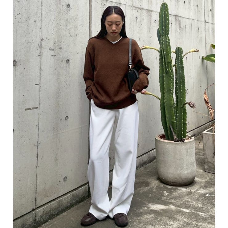 V-Neck Knit Pull | LE CIEL BLEU outlet | 詳細画像7 