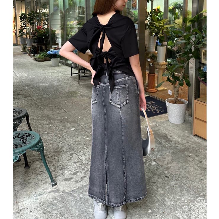 Bow Tie Back T-S | LE CIEL BLEU outlet | 詳細画像1 