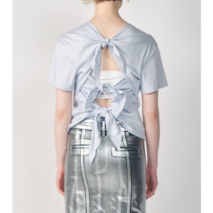 Bow Tie Back T-S | LE CIEL BLEU outlet | 詳細画像16 
