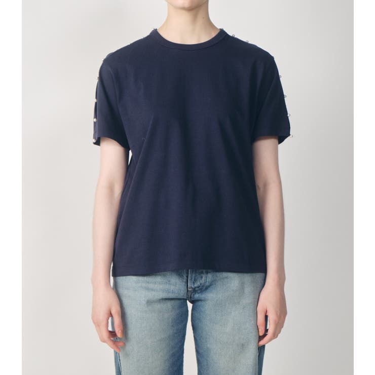 Boxy T-shirt w/P | LE CIEL BLEU outlet | 詳細画像5 