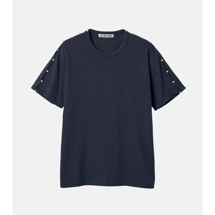Boxy T-shirt w/P | LE CIEL BLEU outlet | 詳細画像7 