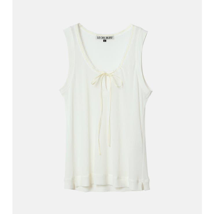 Off White | Ribbon-trimmed N | LE CIEL BLEU outlet