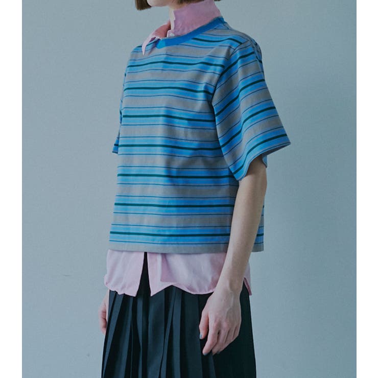 Relaxed Fit Stri | LE CIEL BLEU outlet | 詳細画像3 