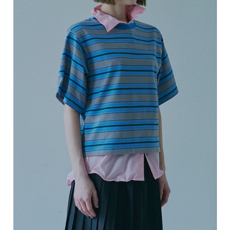 Relaxed Fit Stri | LE CIEL BLEU outlet | 詳細画像4 