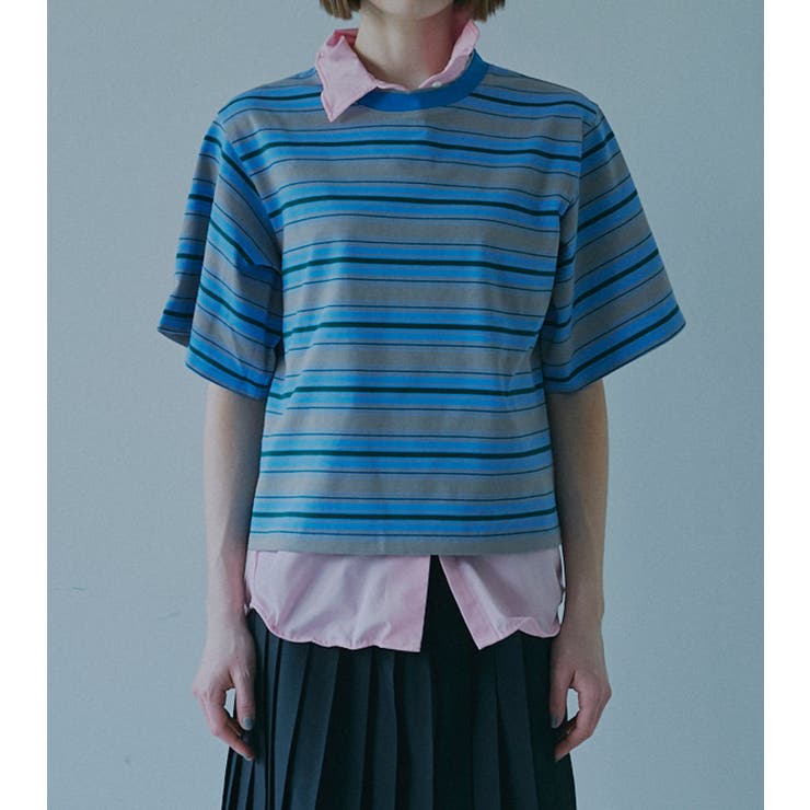 Relaxed Fit Stri | LE CIEL BLEU outlet | 詳細画像5 