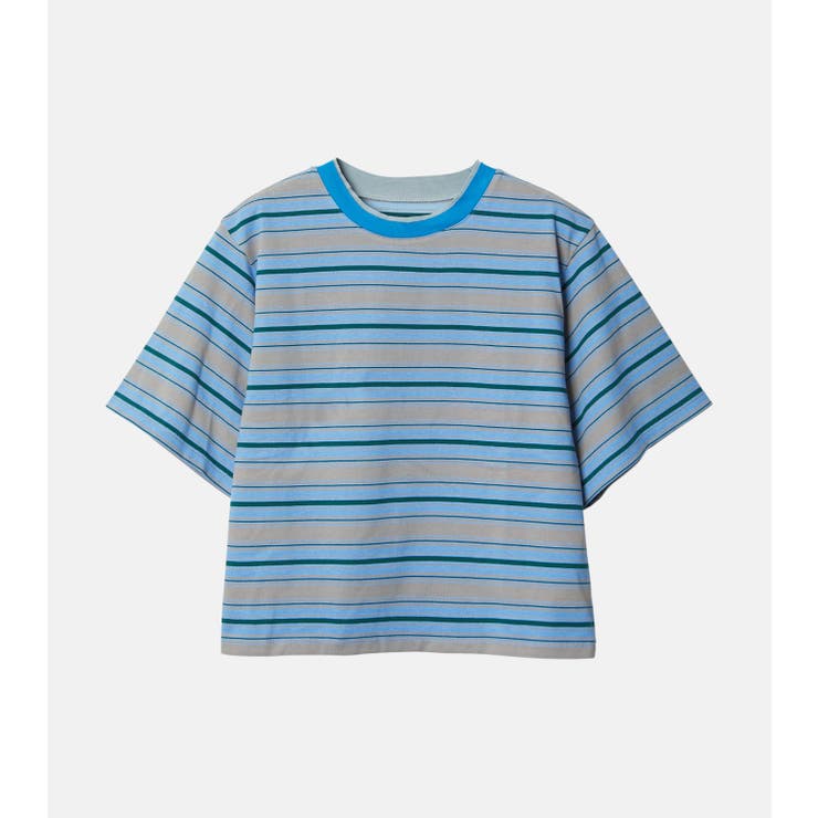 Turquoise | Relaxed Fit Stri | LE CIEL BLEU outlet