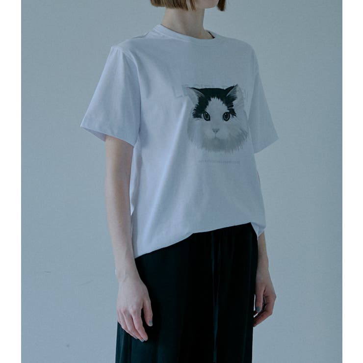 Cat Relaxed T-Sh | LE CIEL BLEU outlet | 詳細画像4 