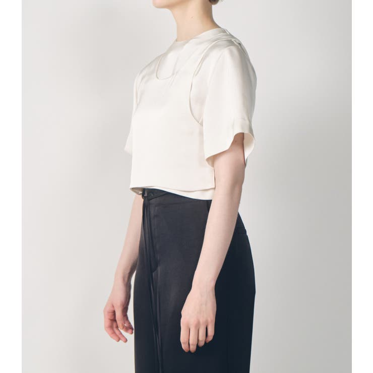 Satin Layered To | LE CIEL BLEU outlet | 詳細画像2 