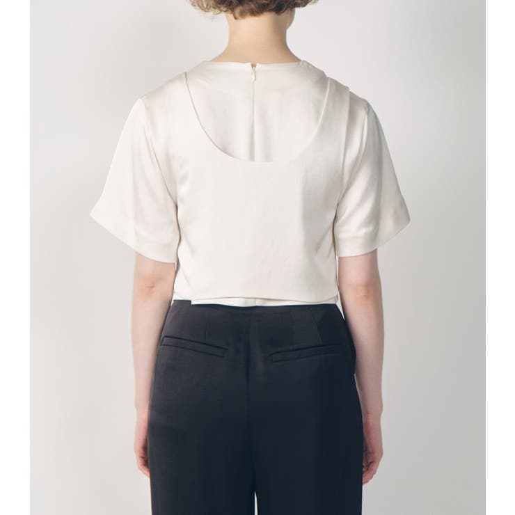 Satin Layered To | LE CIEL BLEU outlet | 詳細画像5 