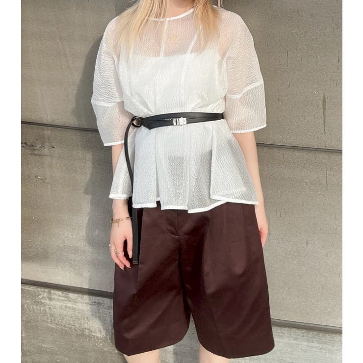 Sheer Jacquard B | LE CIEL BLEU outlet | 詳細画像1 