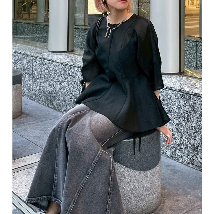 Sheer Jacquard B | LE CIEL BLEU outlet | 詳細画像6 