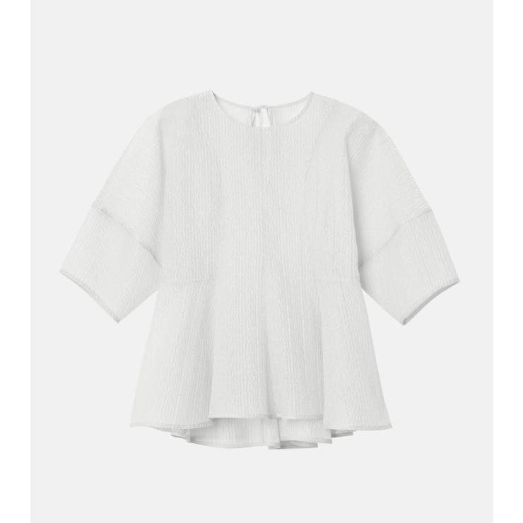 White | Sheer Jacquard B | LE CIEL BLEU outlet