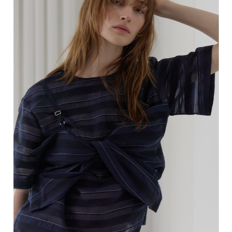 Jacquard Sheer S | LE CIEL BLEU outlet | 詳細画像1 