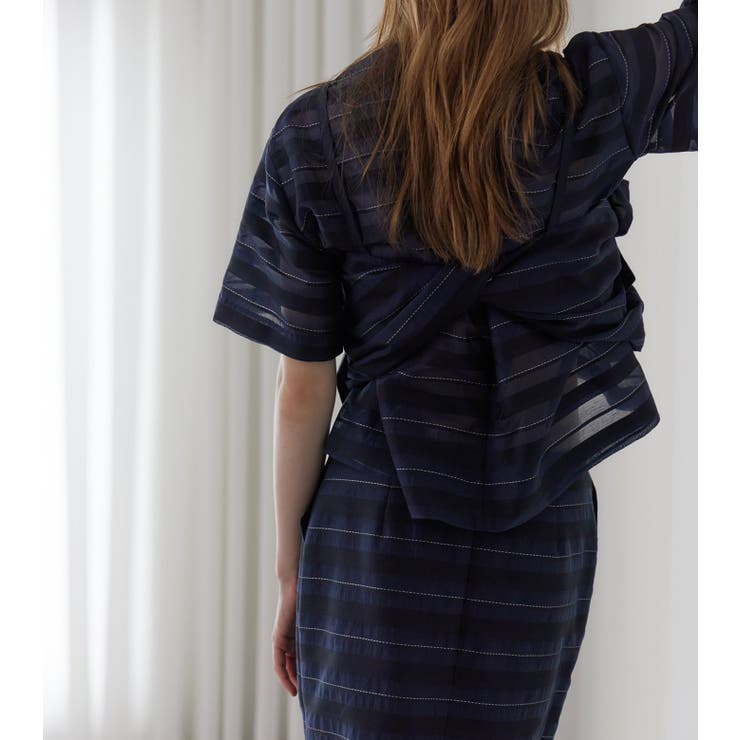 Jacquard Sheer S | LE CIEL BLEU outlet | 詳細画像2 