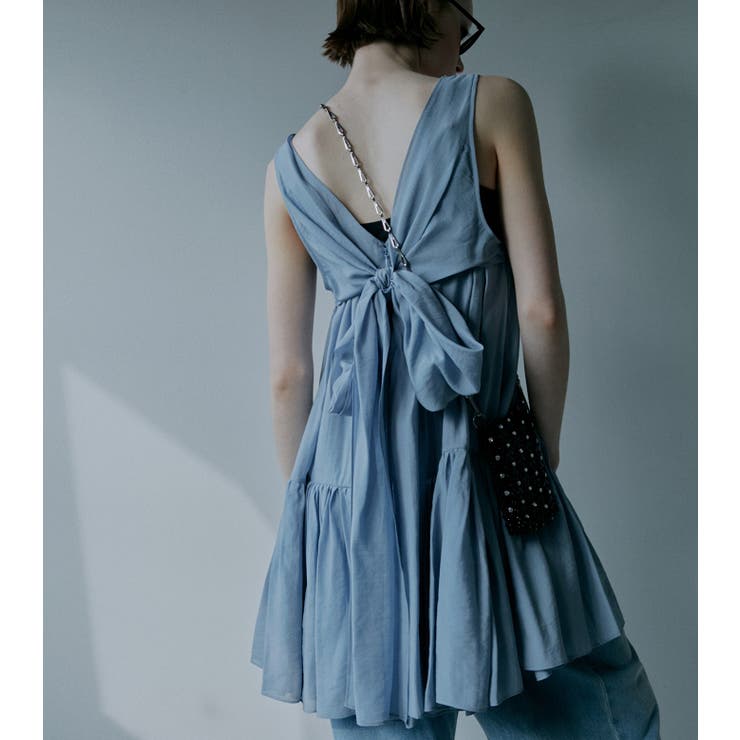 Organza Back-Bow | LE CIEL BLEU outlet | 詳細画像1 