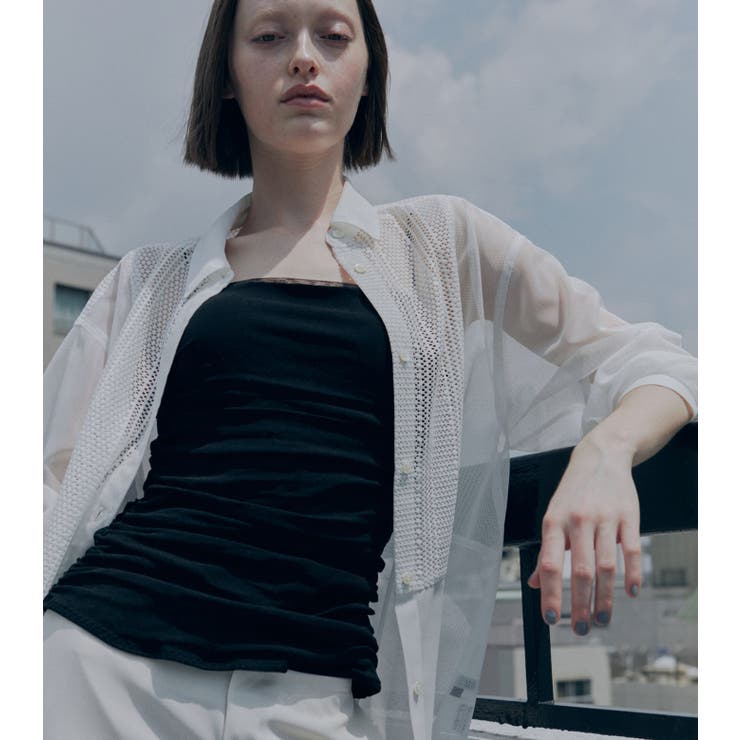 Lace & Mesh Comb | LE CIEL BLEU outlet | 詳細画像1 