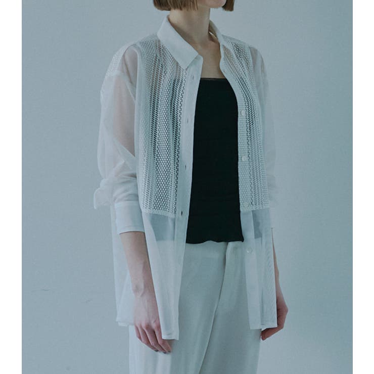 Lace & Mesh Comb | LE CIEL BLEU outlet | 詳細画像3 