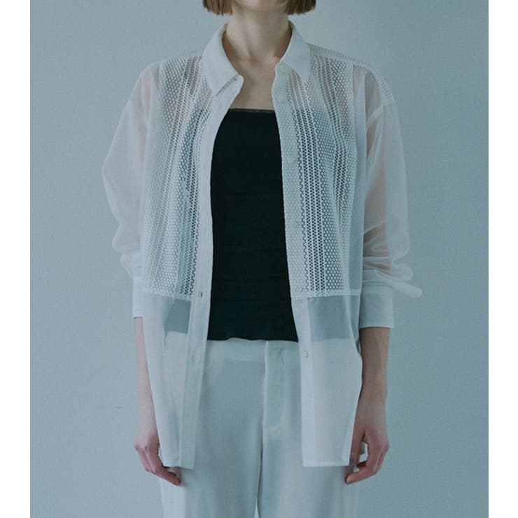 Lace & Mesh Comb | LE CIEL BLEU outlet | 詳細画像4 