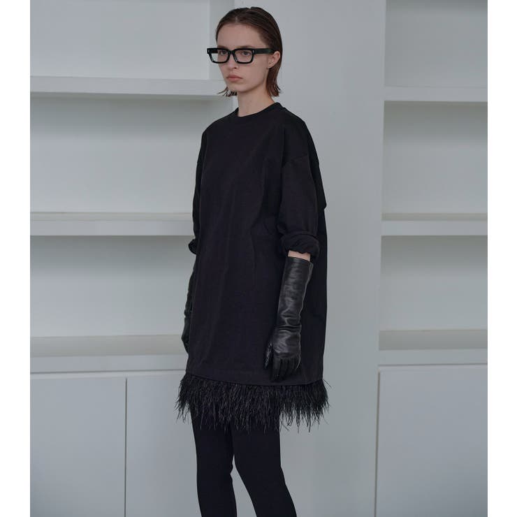 Jersey Dress w/F | LE CIEL BLEU outlet | 詳細画像1 