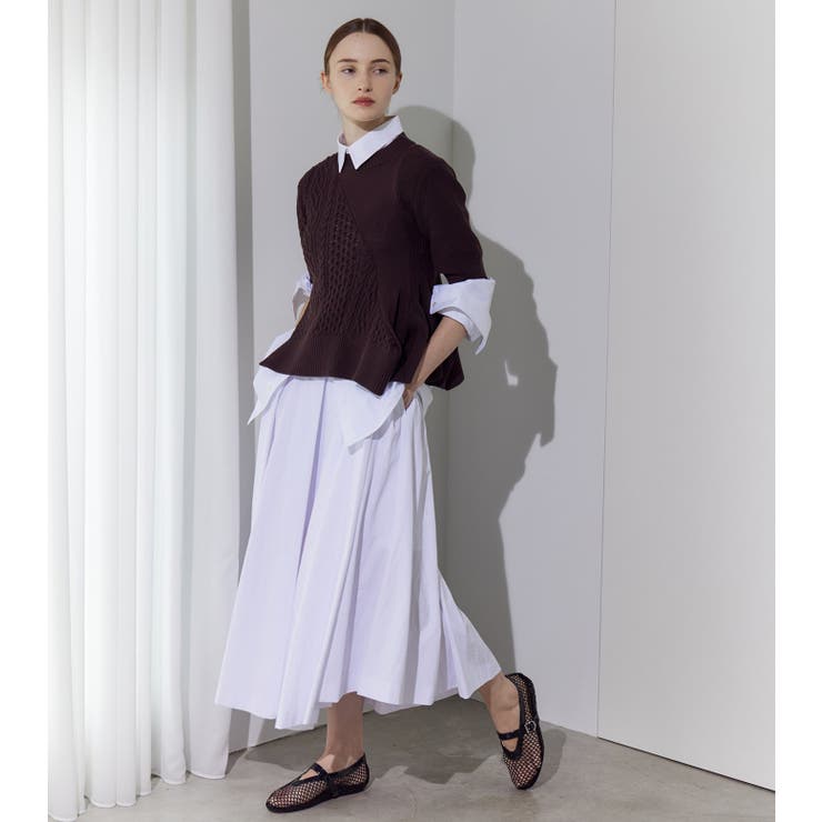 Taffeta Midi Ski | LE CIEL BLEU outlet | 詳細画像9 