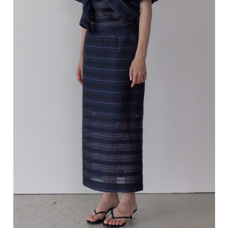 Jacquard Sheer S | LE CIEL BLEU outlet | 詳細画像3 