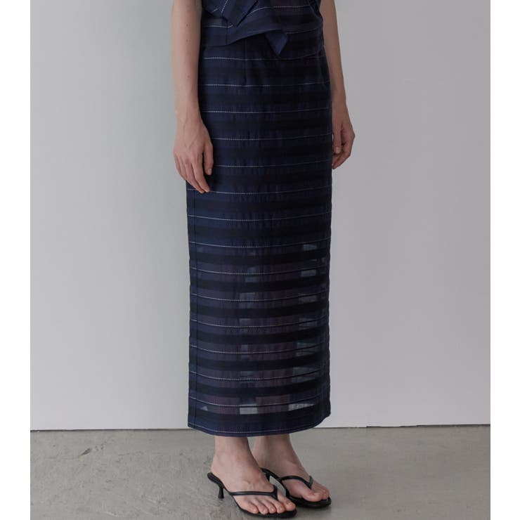 Jacquard Sheer S | LE CIEL BLEU outlet | 詳細画像4 