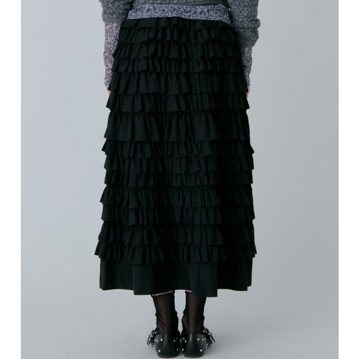 Ruffle Midi Skir | LE CIEL BLEU outlet | 詳細画像6 