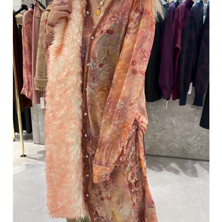 Fur Scarf | LE CIEL BLEU outlet | 詳細画像4 