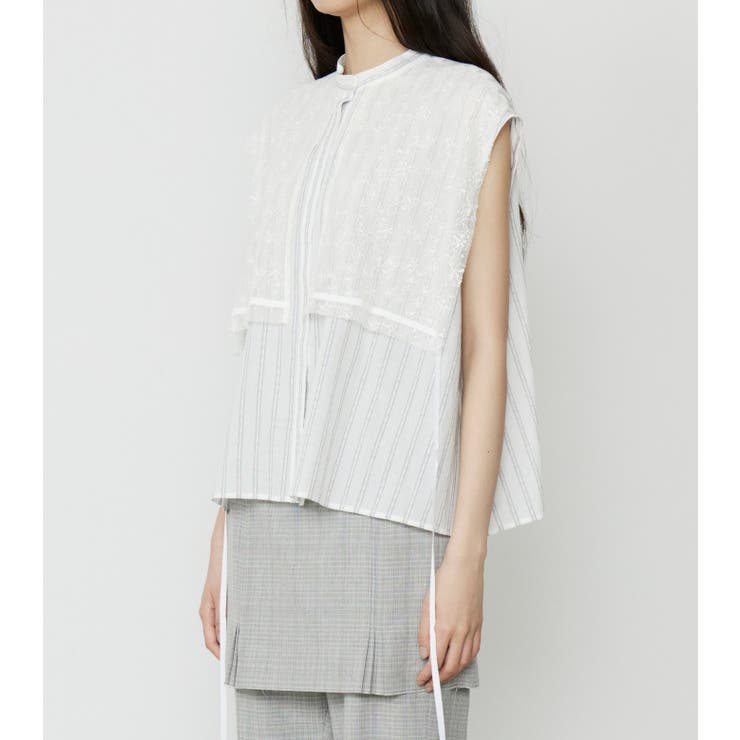 Striped Sleevele | LE CIEL BLEU outlet | 詳細画像2 