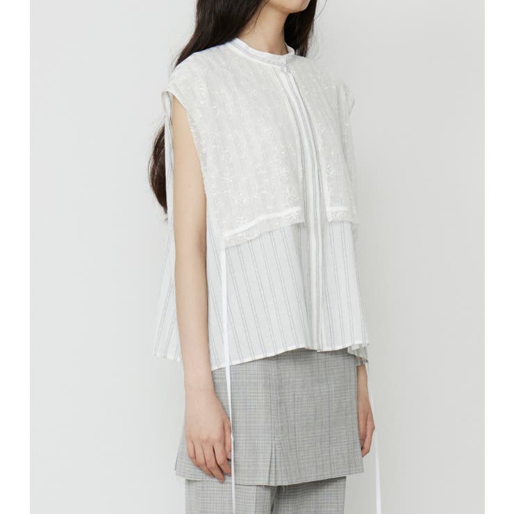 Striped Sleevele | LE CIEL BLEU outlet | 詳細画像3 