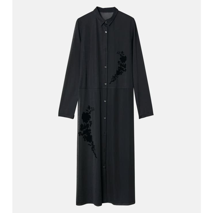 Sheer Shirt Dres | LE CIEL BLEU outlet | 詳細画像1 