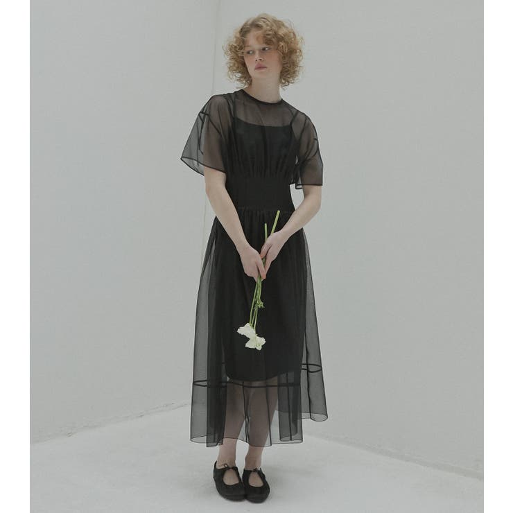 Sheer Gathered W | LE CIEL BLEU outlet | 詳細画像1 