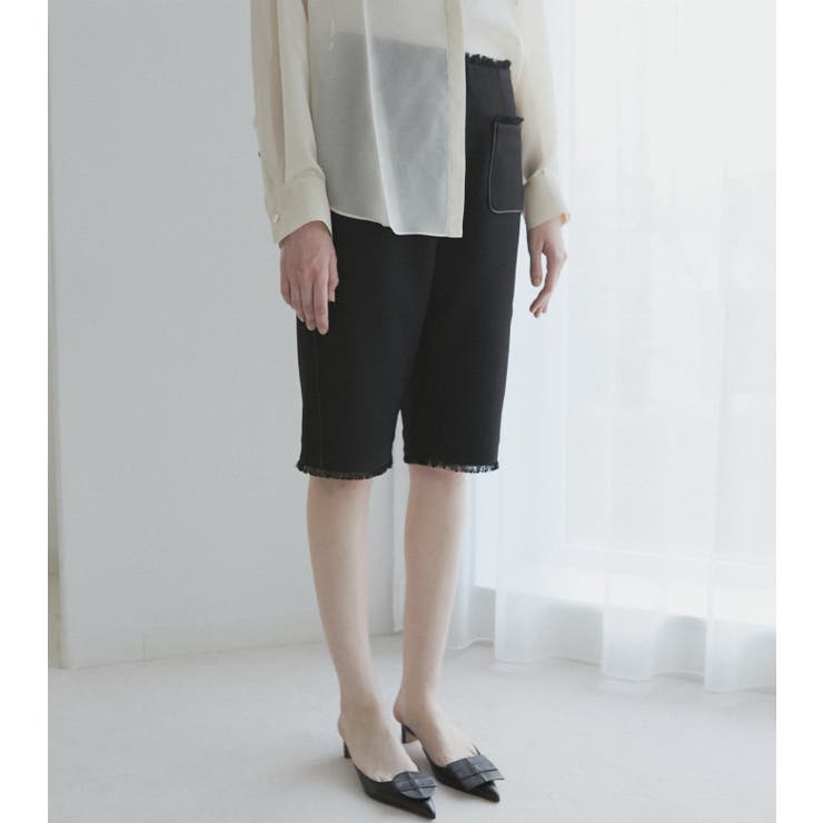 TWEED CAPRI PANT | LE CIEL BLEU outlet | 詳細画像4 