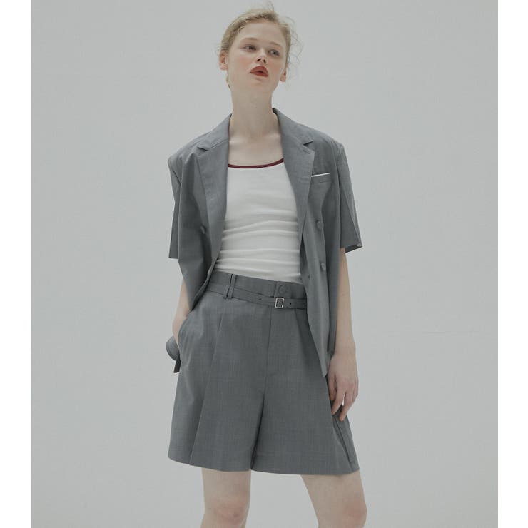 Tucked Front Sho | LE CIEL BLEU outlet | 詳細画像1 