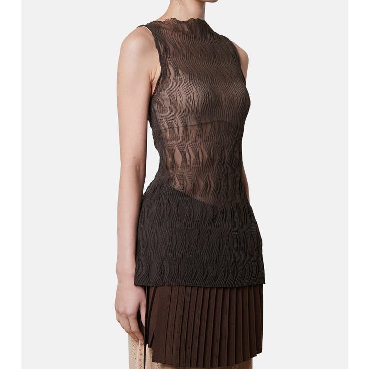 Wave pattern Kni | LE CIEL BLEU outlet | 詳細画像8 