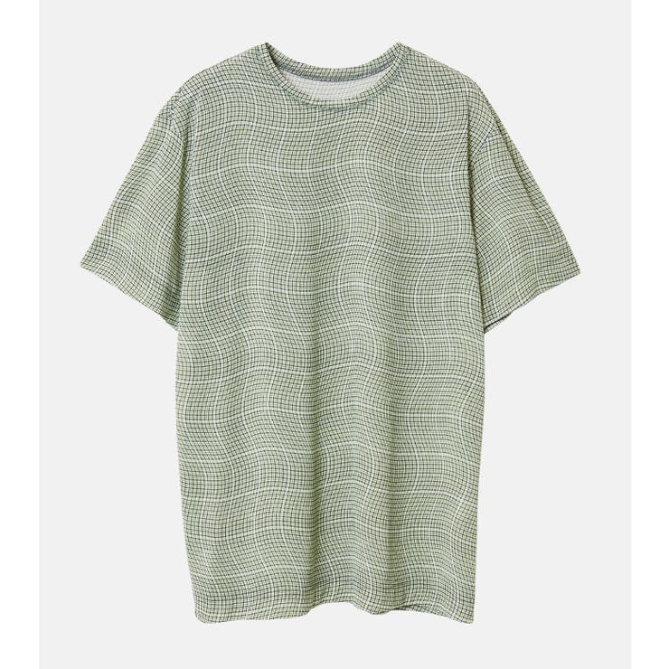 Light Green | Distorted Check | LE CIEL BLEU outlet