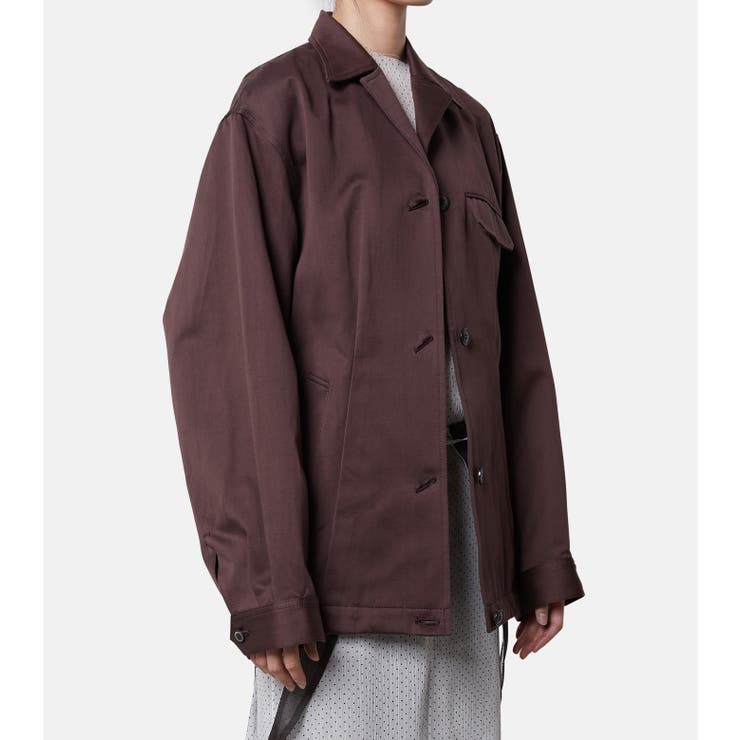 Cotton Satin Blo | LE CIEL BLEU outlet | 詳細画像4 