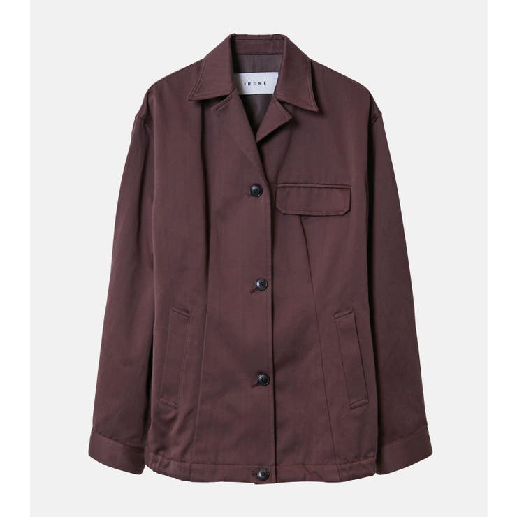 Brown | Cotton Satin Blo | LE CIEL BLEU outlet