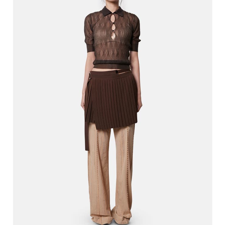 Knit Pleats SK | LE CIEL BLEU outlet | 詳細画像6 