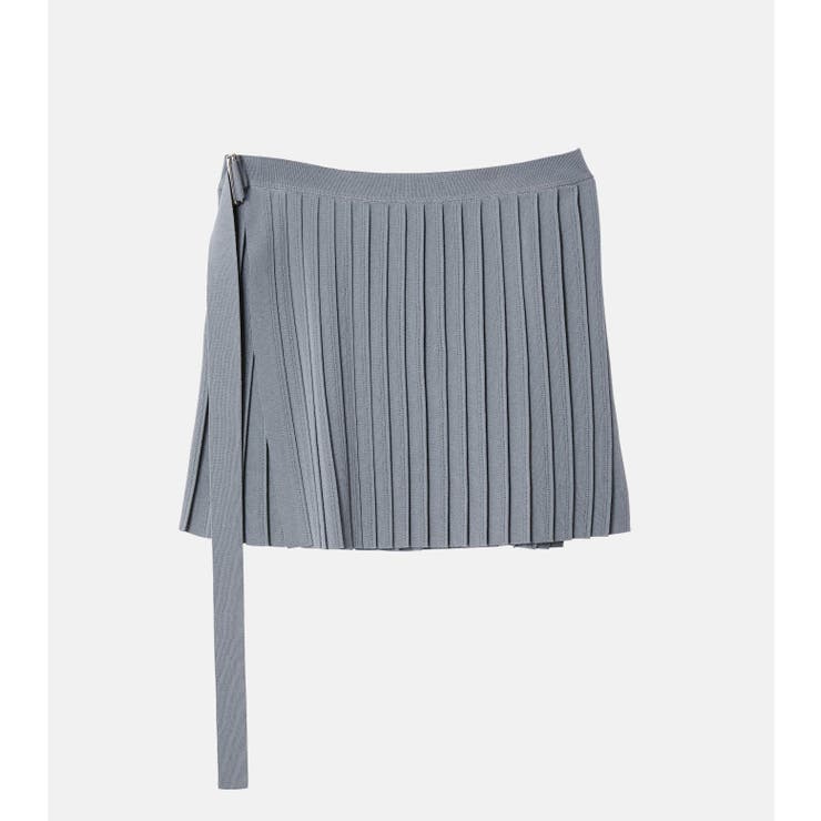 Gray | Knit Pleats SK | LE CIEL BLEU outlet
