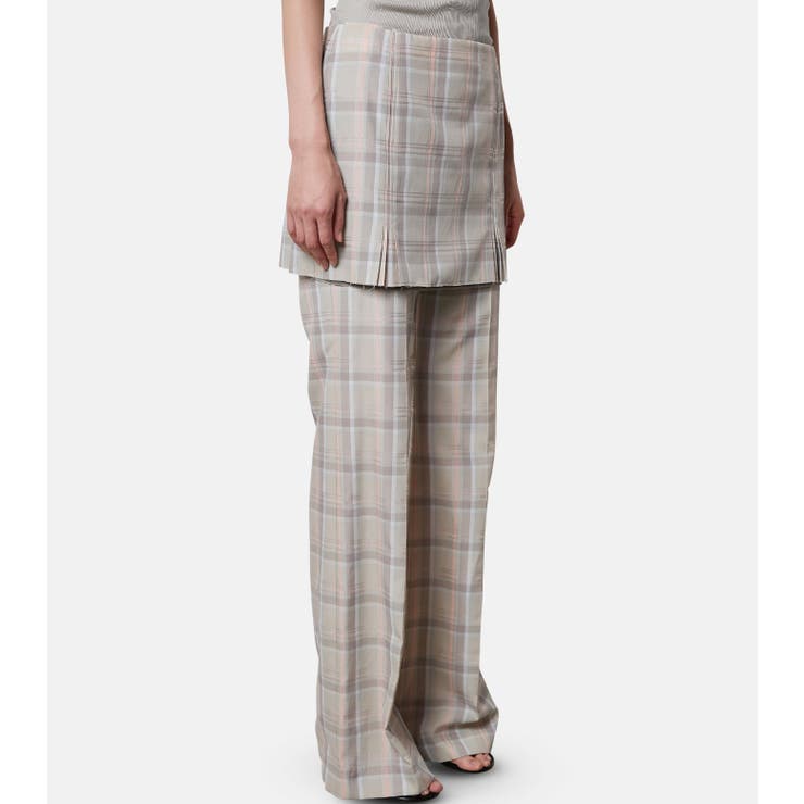 Check Layerd Tro | LE CIEL BLEU outlet | 詳細画像4 