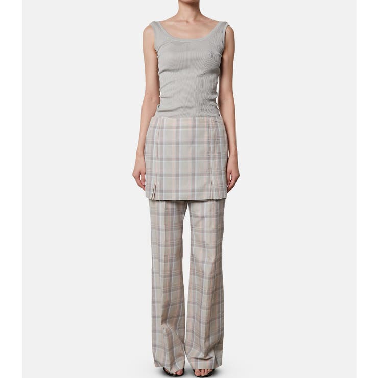 Check Layerd Tro | LE CIEL BLEU outlet | 詳細画像6 